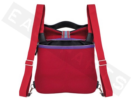 Piaggio Handbag VESPA V-Stripes Black/ Red
